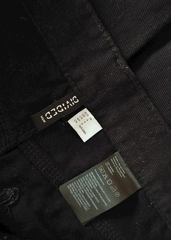 2 Adet Keten Kargo Pantolon Siyah + Bej - Görsel 6