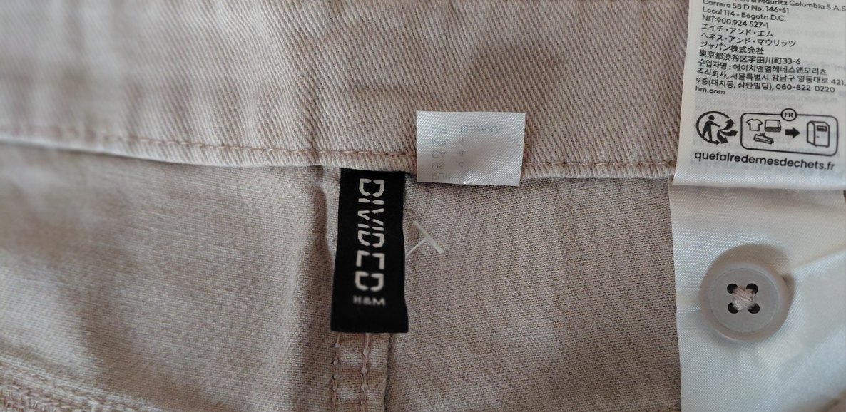 2 Adet Keten Kargo Pantolon Siyah + Bej - Görsel 3