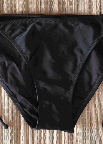 Diğer Siyah Bohem İpli Bikini Altı