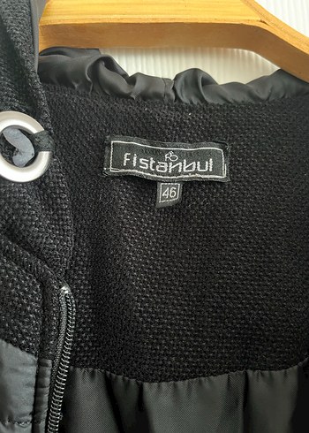 Gri Uzun Keten Trençkot - Görsel 6