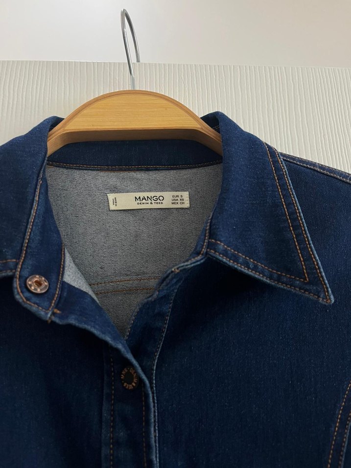 Mango Kadın Kot Elbise - Görsel 2