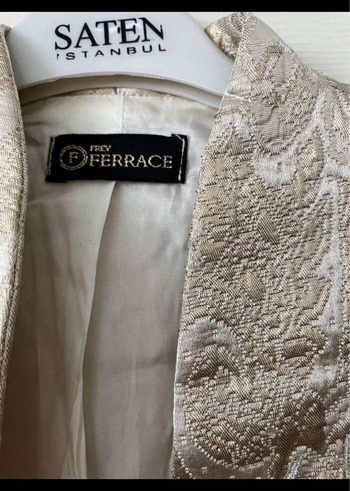 Kadın ceket etek ikili takım - Görsel 3