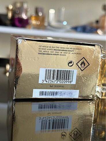 Beden Dolce gabanna the one (kutulu)