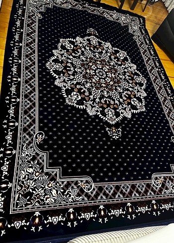 Klasik Desenli lacıvert Halı - Görsel 5