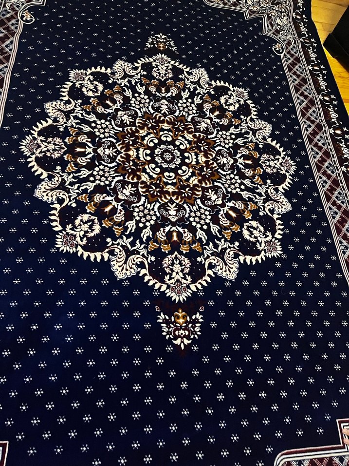 Klasik Desenli lacıvert Halı - Görsel 2