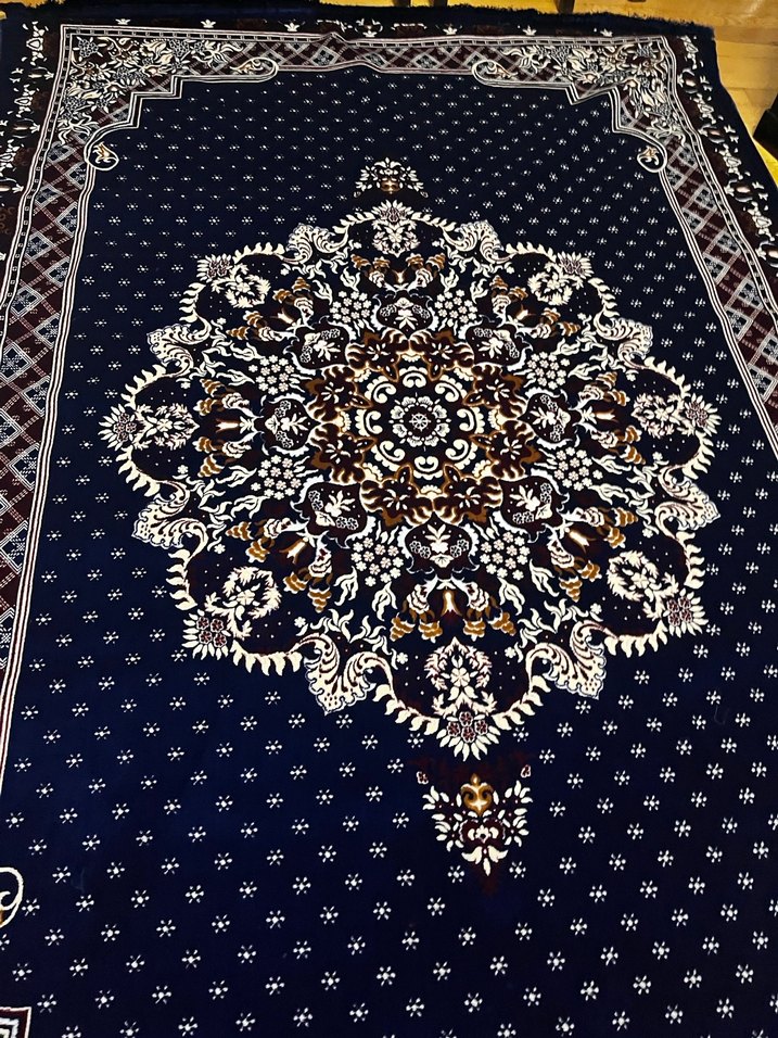 Klasik Desenli lacıvert Halı - Görsel 4