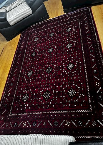 Bordo Desenli Geleneksel Halı - Görsel 8