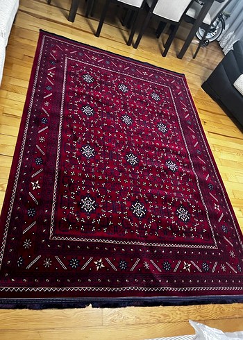 Bordo Desenli Geleneksel Halı - Görsel 5