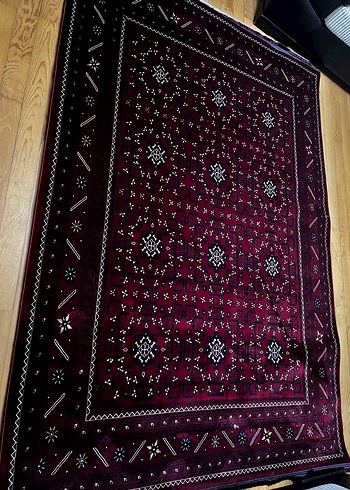 Bordo Desenli Geleneksel Halı - Görsel 9