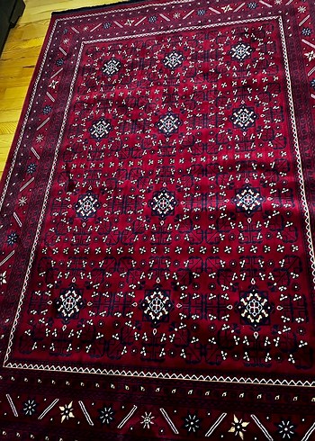 Bordo Desenli Geleneksel Halı - Görsel 2