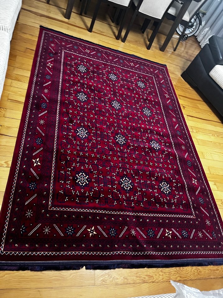 Bordo Desenli Geleneksel Halı - Görsel 5