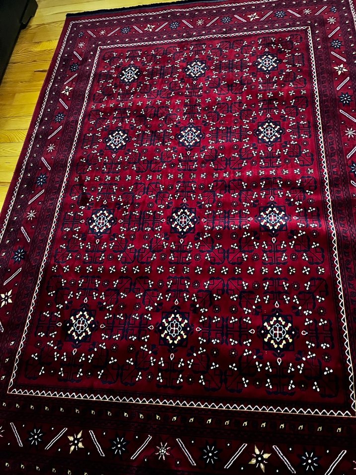 Bordo Desenli Geleneksel Halı - Görsel 3