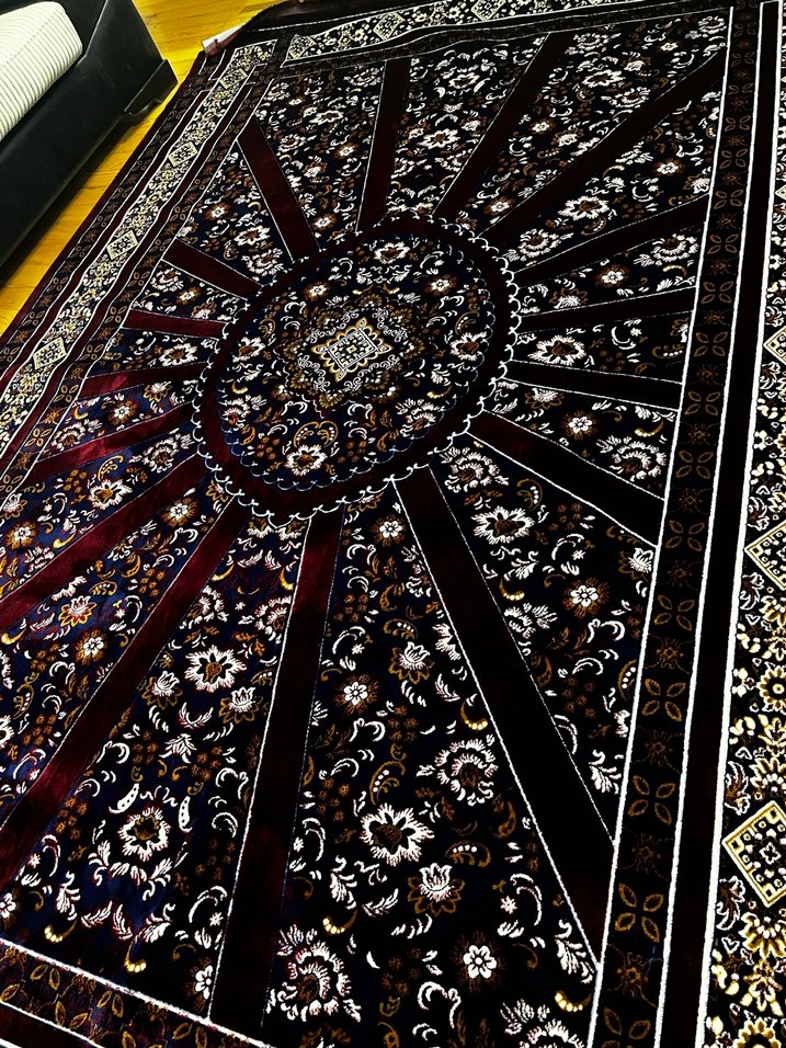 Bordo Desenli Klasik Halı - Görsel 4