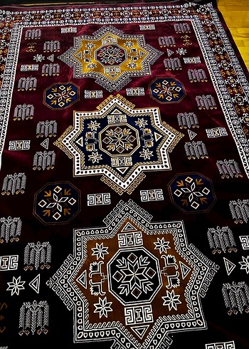 Klasik Çok Renkli Desenli Halı - Görsel 4