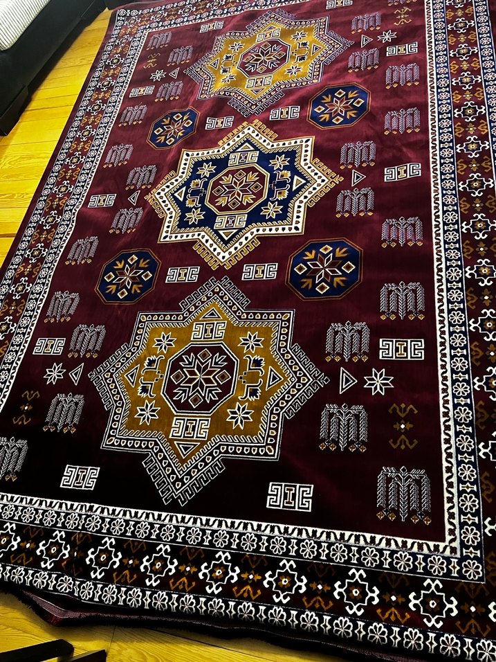 Klasik Çok Renkli Desenli Halı - Görsel 3