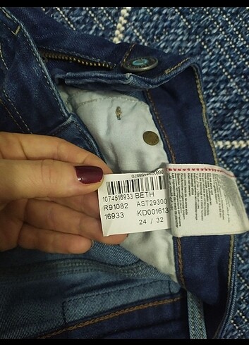 xs Beden Mavi Jean pantolon 