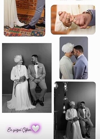 l Beden beyaz Renk Nikah elbisesi