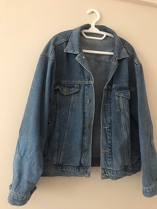 Vintage Love Bomber tarzı kot mont