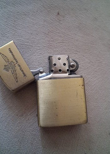 Vintage Altın Renk benzinli çakmak - Görsel 3
