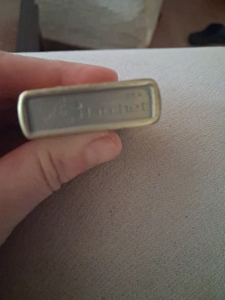 Vintage Altın Renk benzinli çakmak - Görsel 5