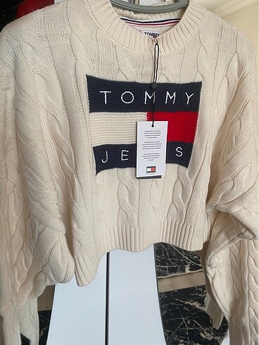 universal Beden beyaz Renk Tommy kazak