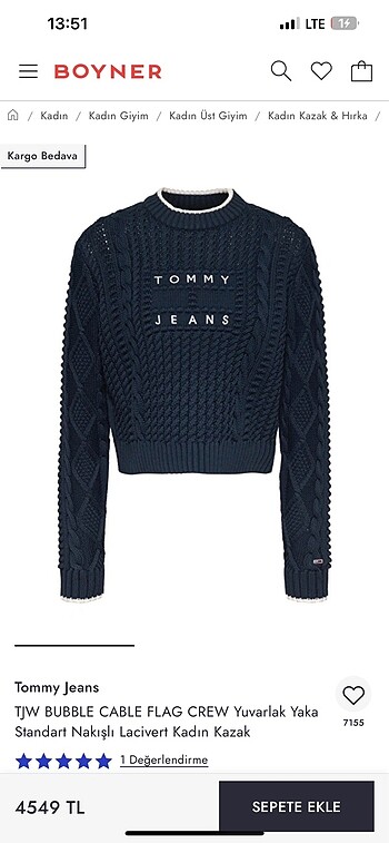 Tommy Hilfiger kazak