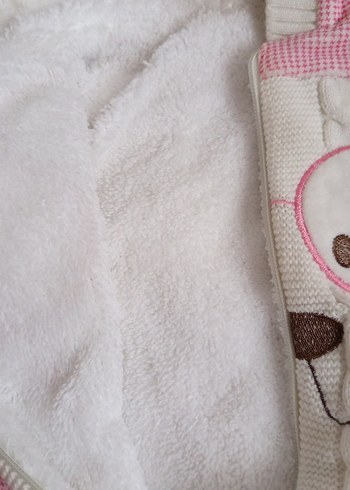 Kapüşonlu Pembe Bebek Tulum ikiz bebek - Görsel 2