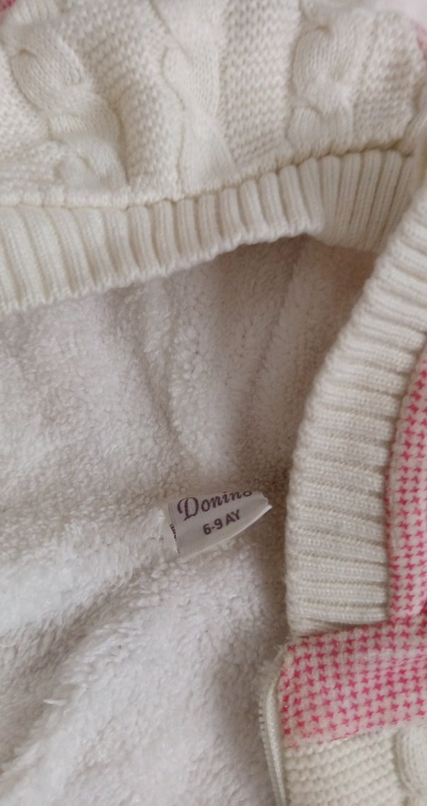 Kapüşonlu Pembe Bebek Tulum ikiz bebek - Görsel 3