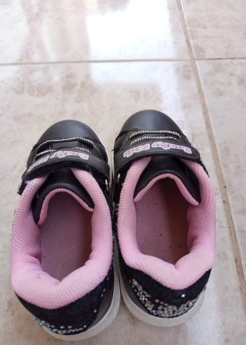 Kız Çocuk Renkli Baskılı Günlük Spor Ayakkabı - Görsel 3