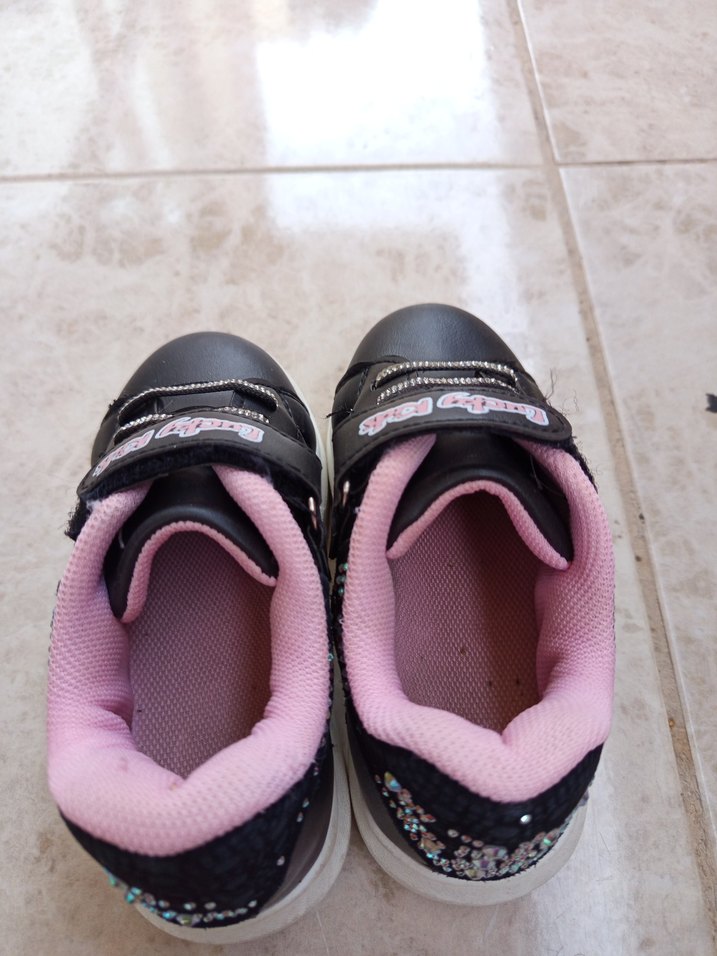 Kız Çocuk Renkli Baskılı Günlük Spor Ayakkabı - Görsel 3