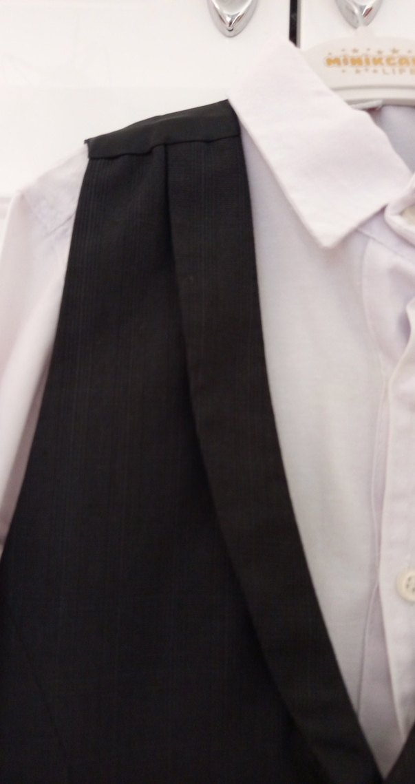 Klasik Siyah Yelekli Çocuk Takım elbise - Görsel 2