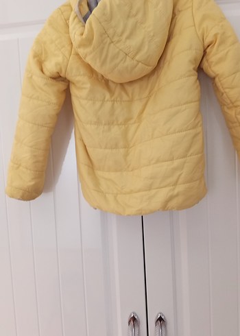 Sarı Fermuarlı Kız  Ve erkek Çocuk Mont - Görsel 4