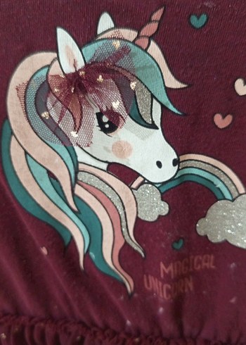 Bordo Uzun Kollu Kız Çocuk Elbise ikiz bebek - Görsel 2