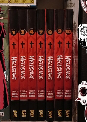 Hellsing 1 3 4 7 8 9 10 Manga
