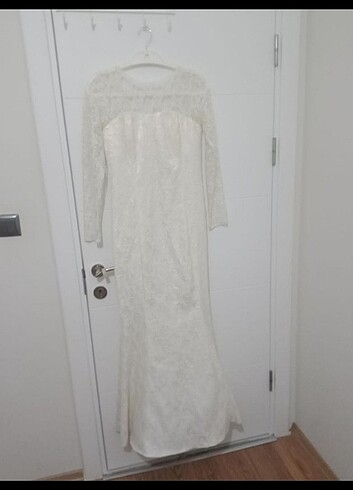 m Beden beyaz Renk Nikah dış çekim elbisesi