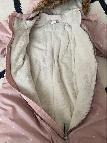 12-18 Ay Beden pembe Renk H&M kar montu