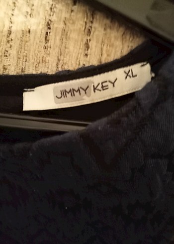 Kolsuz Lacivert Midi  Elbise - Görsel 2