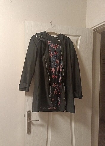 xl Beden siyah Renk Trençkot 
