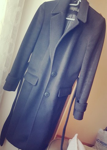 CHIMA Kuşaklı Kaşe Kaban YENİ - Görsel 2