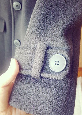 CHIMA Kuşaklı Kaşe Kaban YENİ - Görsel 10