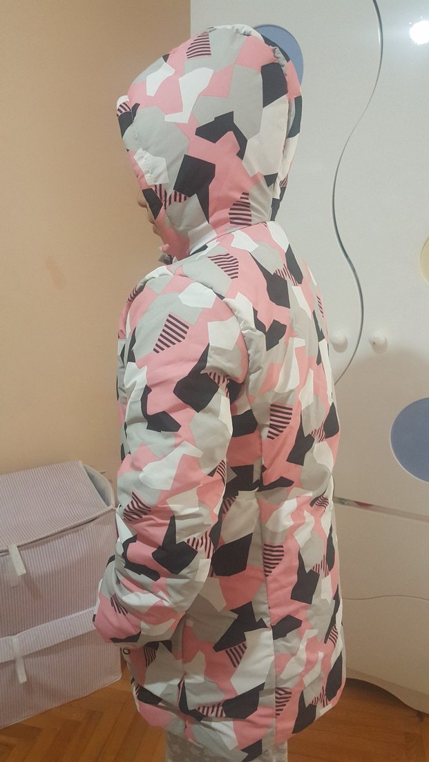 Lcw Kiz Çocuk Polarlı Mont - Görsel 3