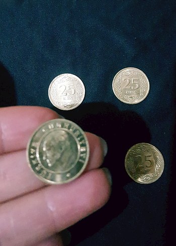 Altın Renk 25 Kuruş - Görsel 2