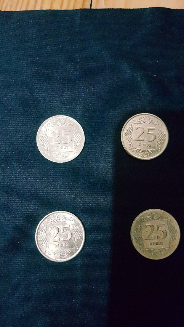 Altın Renk 25 Kuruş - Görsel 4