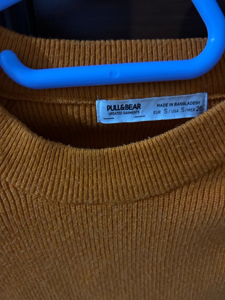 Kadın turuncuÖrgü Uzun Kollu Kazak - Görsel 2