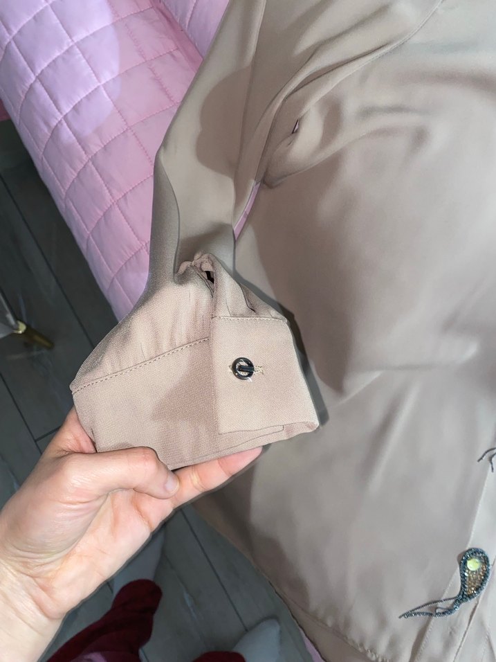 Kadın vizon Renkli Uzun Kollu tesettür Gömlek - Görsel 2