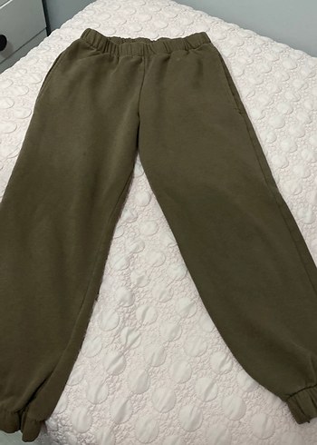 Kadın Haki Rahat Kesim Sweatpant - Görsel 2