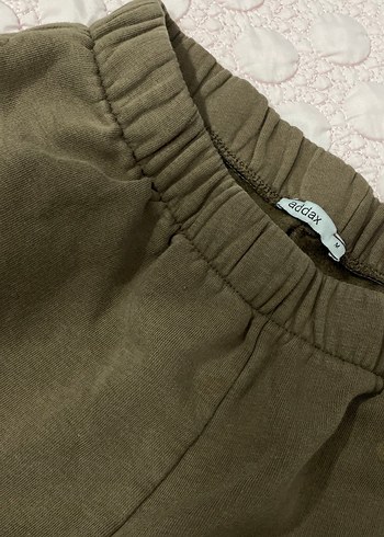 Kadın Haki Rahat Kesim Sweatpant - Görsel 3