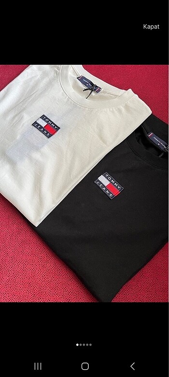 Tommy tshirt beyaz