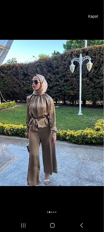 m Beden Abiye saten takım