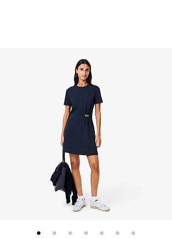 Lacoste Lacoste elbise lacivert